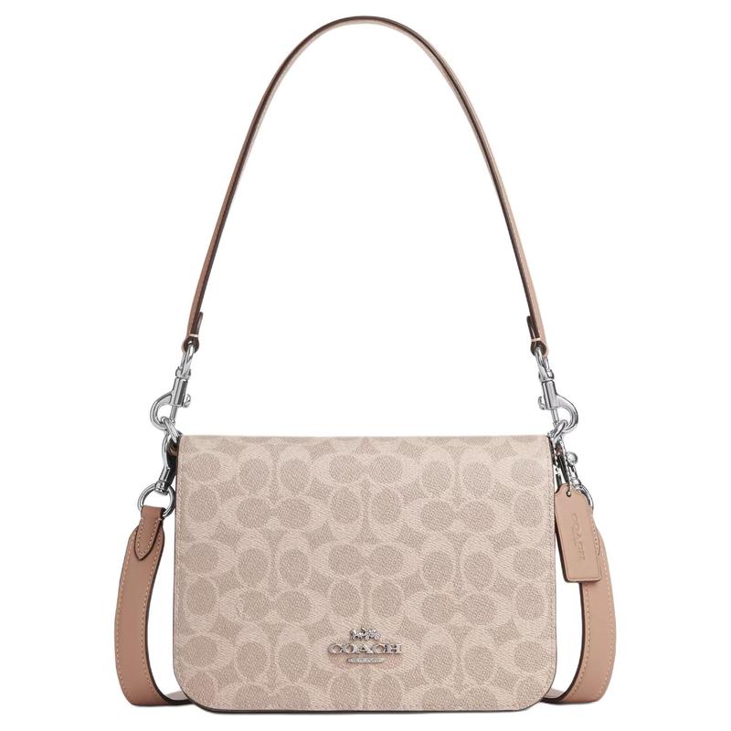 COACH Quinn 21 branded logo print snap closure signature coated canvas crossbody shoulder bag small women s pink рожевий
COACH Quinn 21 branded logo print snap closure signature coated canvas crossbody shoulder bag small women s pink рожевий