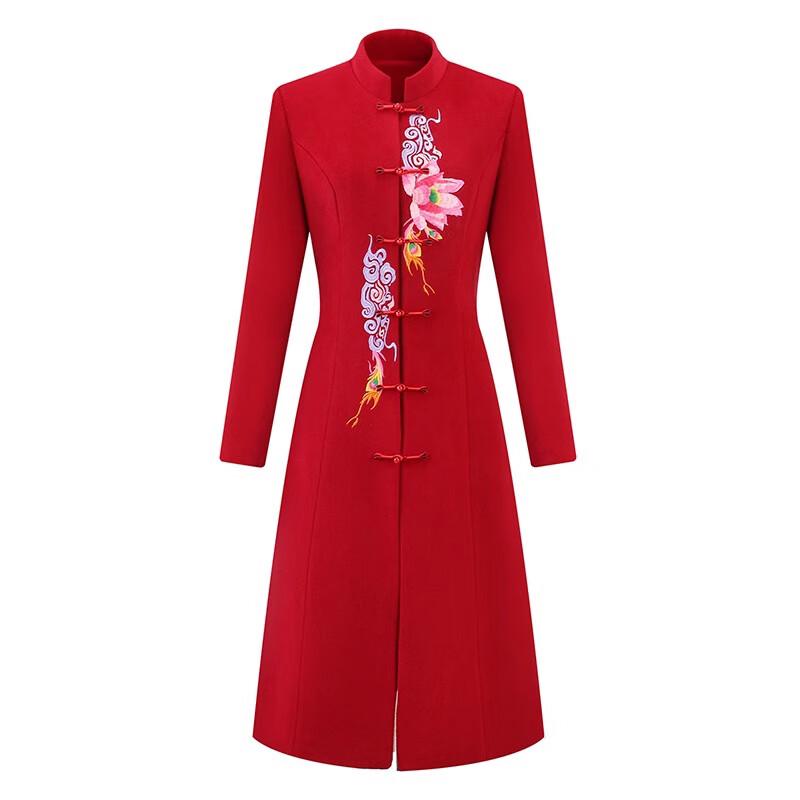 Женское красное зимнее пальто Tluoman из смесовой шерсти в новом китайском стиле M
Женское красное зимнее пальто Tluoman из смесовой шерсти в новом китайском стиле M