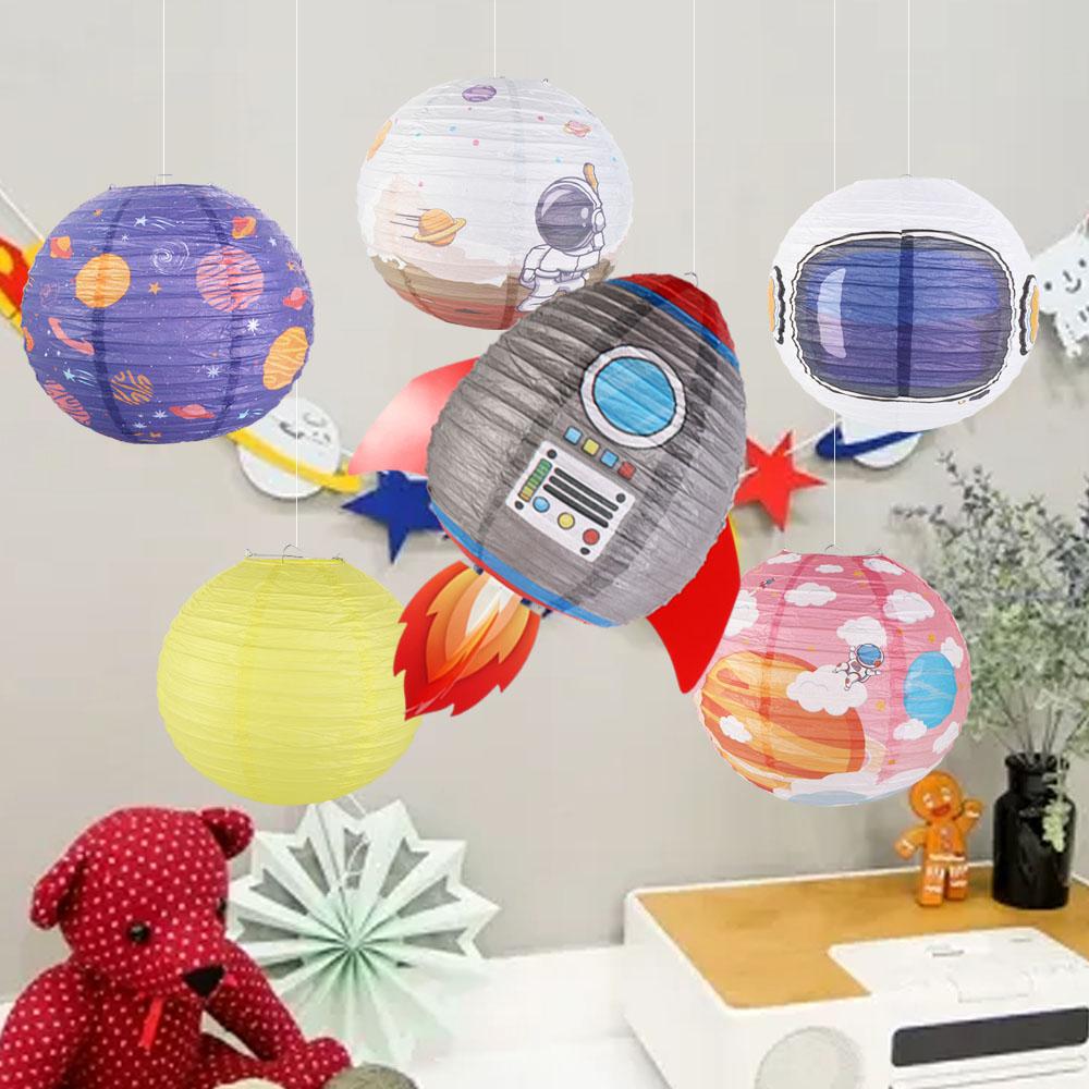 Theme Folding Astronauts Birthday Party Lantern Paper Lantern Rocket Pendant Classroom Decoration 6pcs
Theme Folding Astronauts Birthday Party Lantern Paper Lantern Rocket Pendant Classroom Decoration 6pcs
