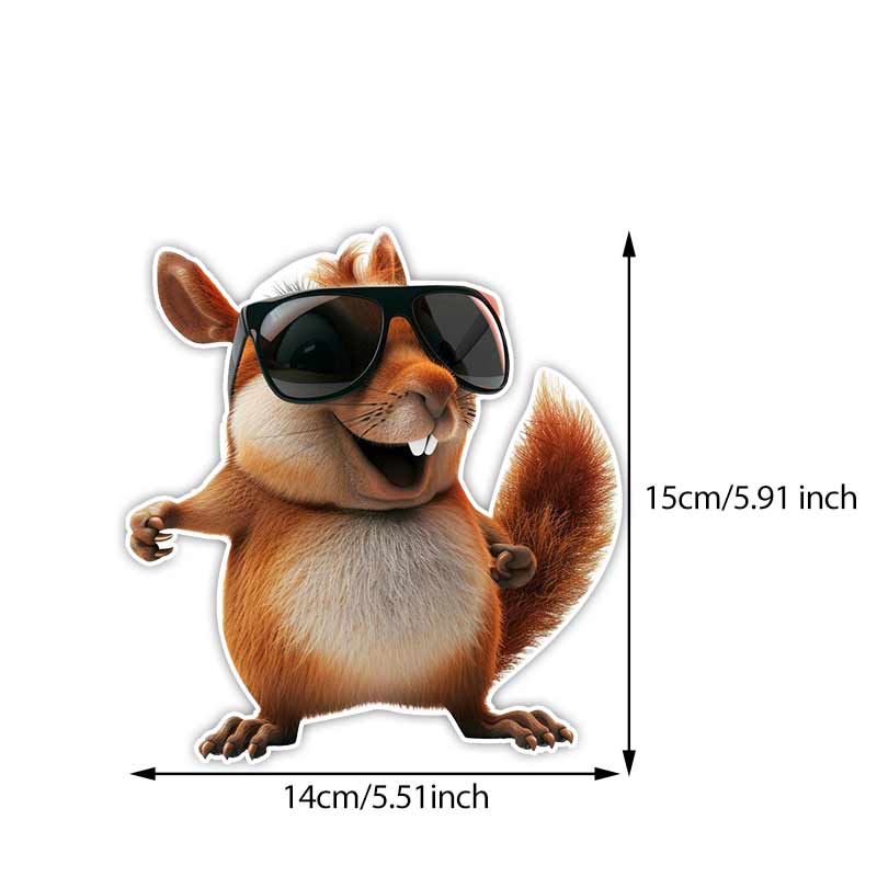 Squirrel Car Stickers Waterproof Vinyl Decals Auto Body Window Bumper Decor Motorcycle Helmet Stickers TM338 A-15cm Longest Side
Squirrel Car Stickers Waterproof Vinyl Decals Auto Body Window Bumper Decor Motorcycle Helmet Stickers TM338 A-15cm Longest Side