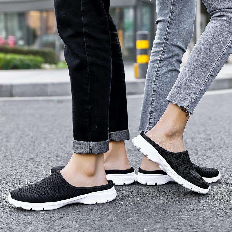 Trend fly-woven mesh without heel, foot half support, ultra-light extra large size casual couple shoes children 48
Trend fly-woven mesh without heel, foot half support, ultra-light extra large size casual couple shoes children 48