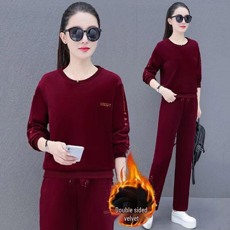 Women s Autumn/Winter Casual Sportswear Set: Fashionable, Age-Reducing, Loose, Slimming, Plus Velvet, Thickened Two-Piece. M синій
Women s Autumn/Winter Casual Sportswear Set: Fashionable, Age-Reducing, Loose, Slimming, Plus Velvet, Thickened Two-Piece. M синій