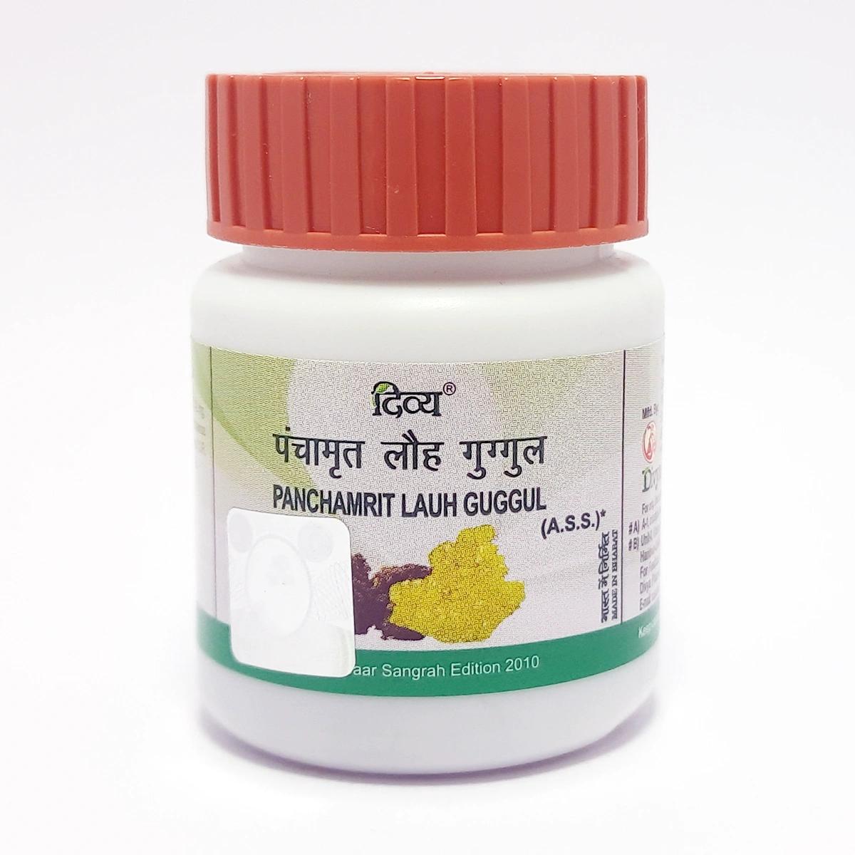 Patanjali Panchamrit Lauh Guggul 60 Tabs, With Shuddha Parad, Shuddha Gandhak, | 20gm
Patanjali Panchamrit Lauh Guggul 60 Tabs, With Shuddha Parad, Shuddha Gandhak, | 20gm