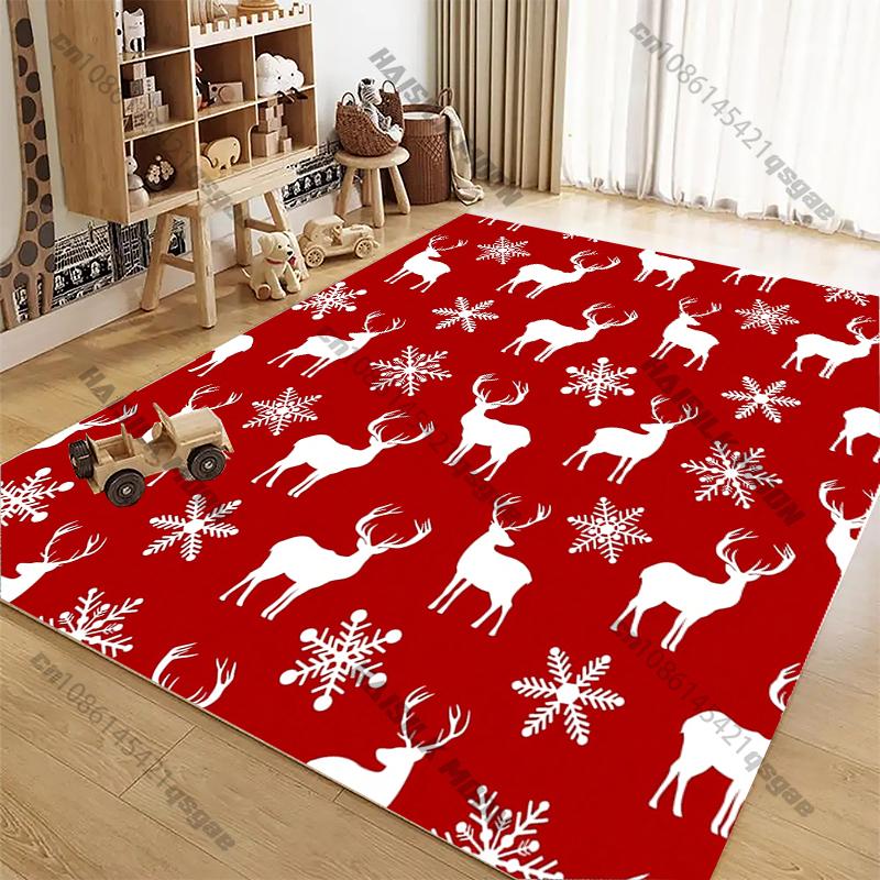 Christmas Deer Pattern Rug Non Slip Floor Mat for Bedroom Living Room Kitchen Home Decor Red Carpet Holiday Gift 40x60cm (16x24in)
Christmas Deer Pattern Rug Non Slip Floor Mat for Bedroom Living Room Kitchen Home Decor Red Carpet Holiday Gift 40x60cm (16x24in)