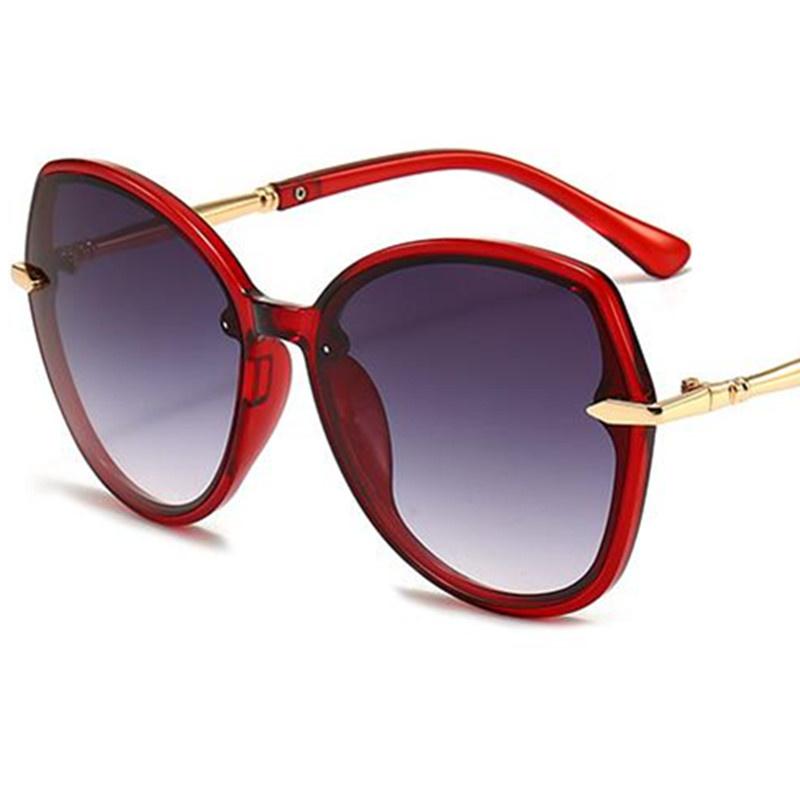 HOT Women Sun Glasses Oversize Frame Eyeglasses Anti-UV Spectacles Simplicity Ornamental Adumbral Fashion Sunglasses as picture
HOT Women Sun Glasses Oversize Frame Eyeglasses Anti-UV Spectacles Simplicity Ornamental Adumbral Fashion Sunglasses as picture