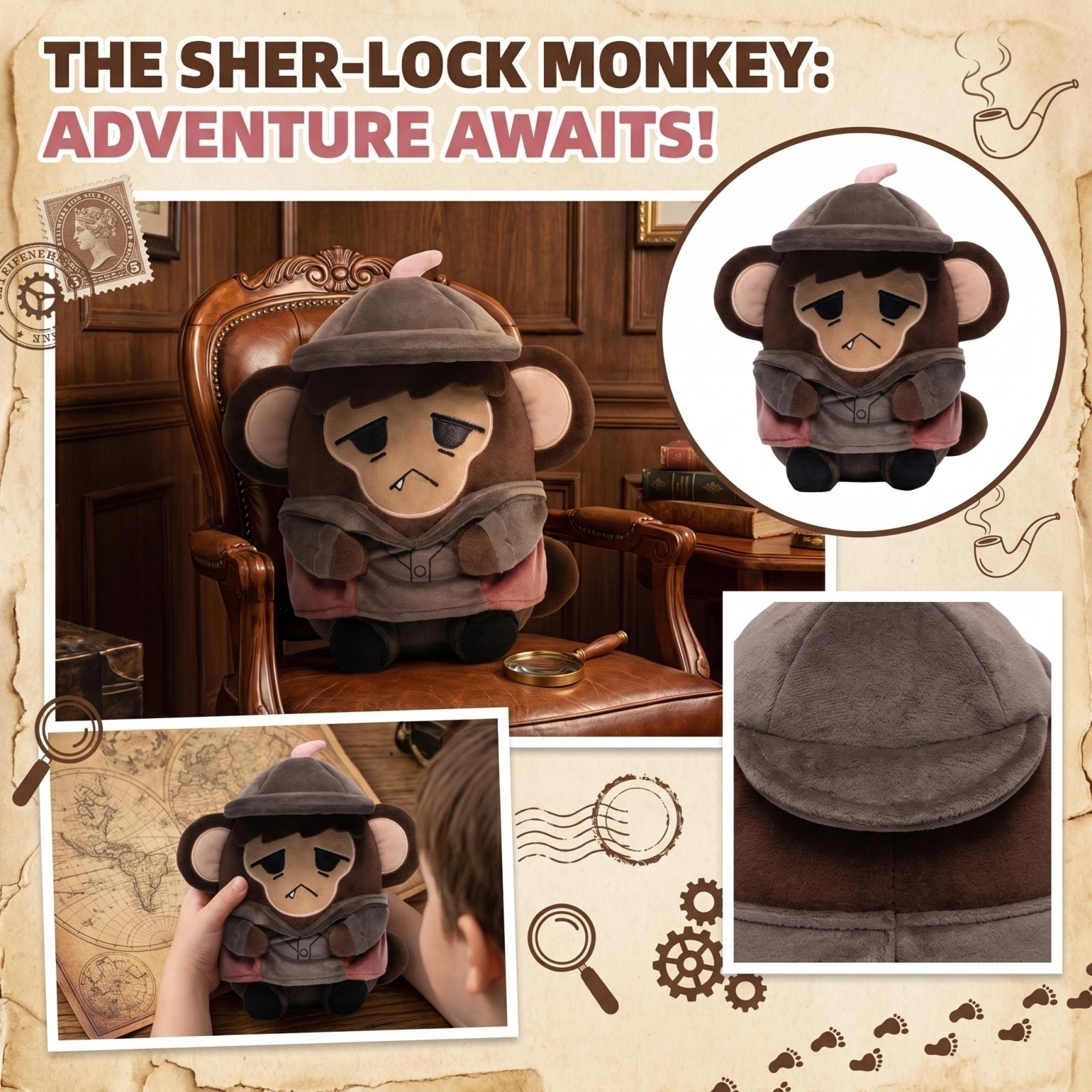 Soft Plush Monkey Stuffed Animal Toy with Hat and Jacket Detailed Design High Quality Material Suitable for Collectors and Gift Giving One Size коричневий
Soft Plush Monkey Stuffed Animal Toy with Hat and Jacket Detailed Design High Quality Material Suitable for Collectors and Gift Giving One Size коричневий