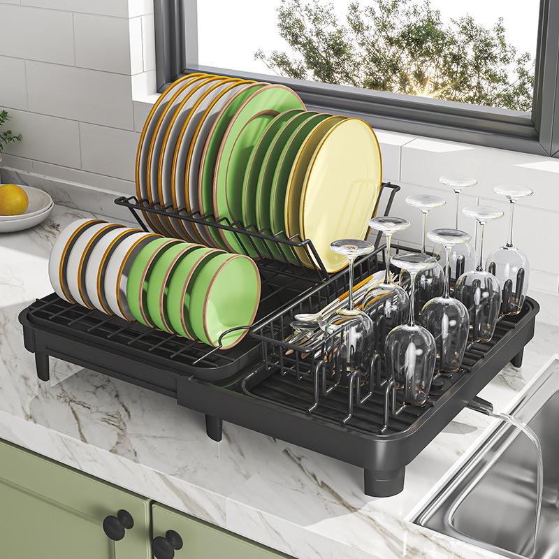 Draining Rack Household Kitchen Dish Rack Single Layer Large Capacity Chopsticks Cutlery Storage Racks Dish Drying Rack Kitchen
Draining Rack Household Kitchen Dish Rack Single Layer Large Capacity Chopsticks Cutlery Storage Racks Dish Drying Rack Kitchen