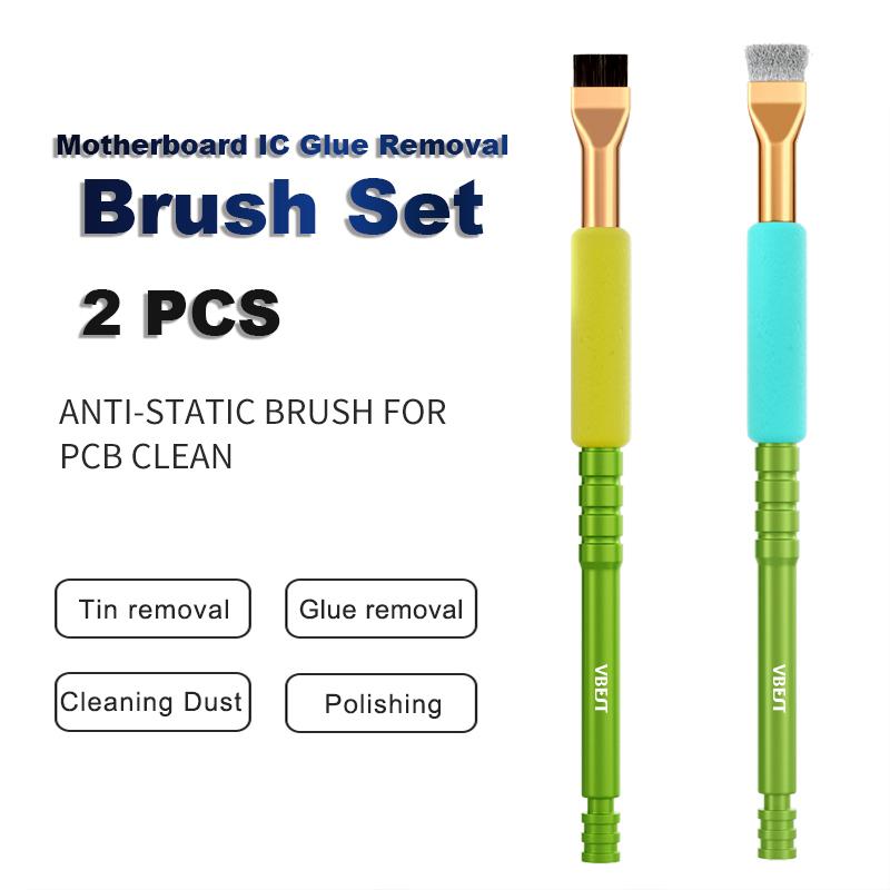 VBEST VBST-81 2Pcs PCB Circuit Board Cleaning Brush Motherboard IC Tin/Glue Remover Type A
VBEST VBST-81 2Pcs PCB Circuit Board Cleaning Brush Motherboard IC Tin/Glue Remover Type A