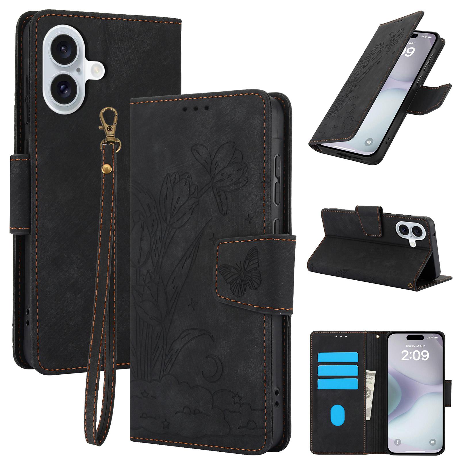 SY-001 For iPhone 16 Case Flower Butterfly Leather Wallet Phone Cover with Hand Strap
SY-001 For iPhone 16 Case Flower Butterfly Leather Wallet Phone Cover with Hand Strap