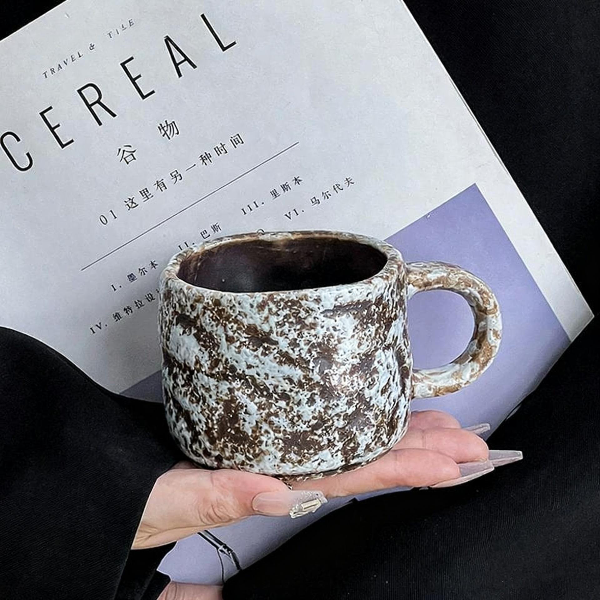 European Starry Sky Coffee Mug Retro Ceramic Cup Creative Handmade Tea Cup Unique Design 270ML
European Starry Sky Coffee Mug Retro Ceramic Cup Creative Handmade Tea Cup Unique Design 270ML