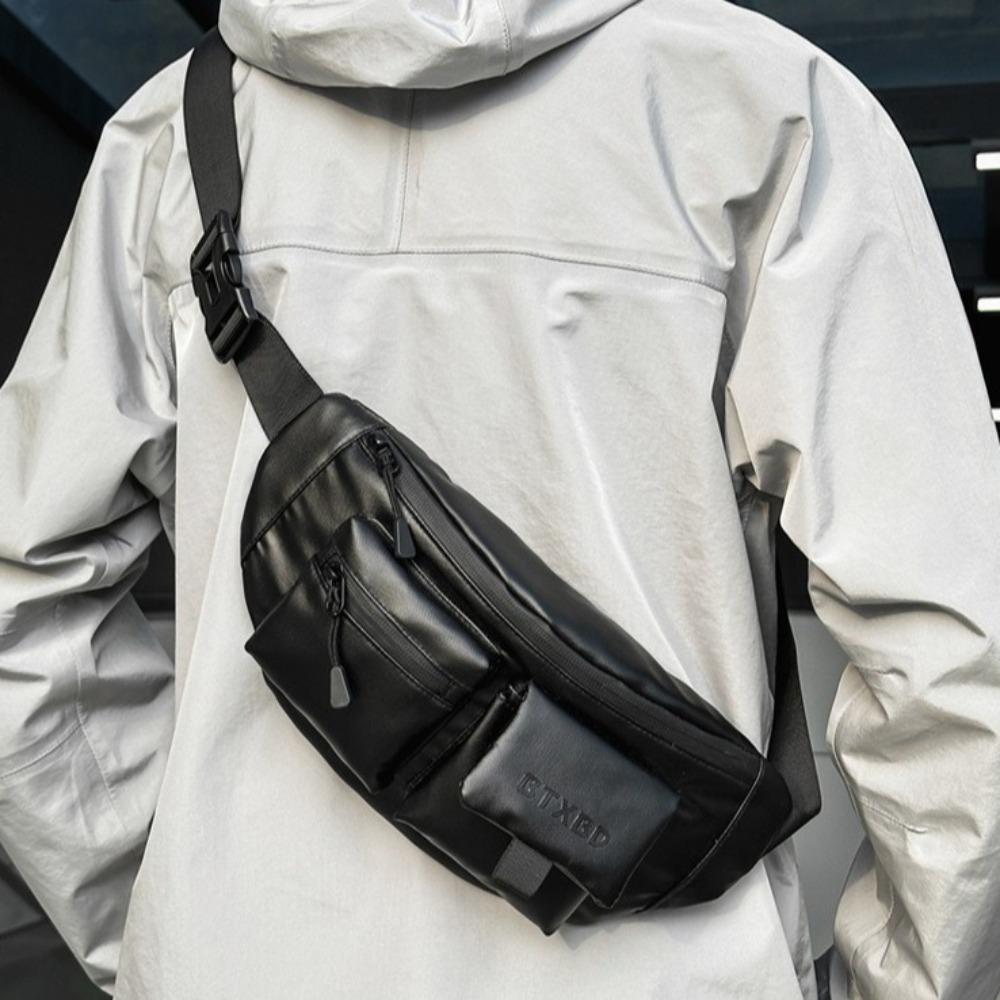 Solid Color Men Chest Bag Lightweight Fanny Phone Pack Simple Sports Phone Bag Men чорний
Solid Color Men Chest Bag Lightweight Fanny Phone Pack Simple Sports Phone Bag Men чорний