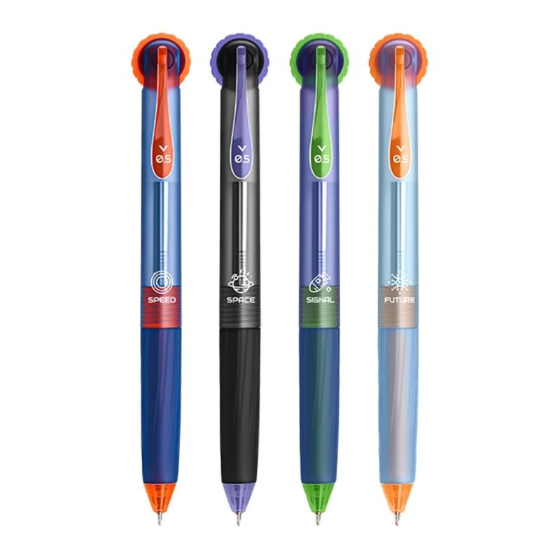 4PCS Gear Inspired Gel Inks Pen 0.5MM Retractable Gel Pen Quick Dry Refillable Journaling Pens for Writing Note Taking
4PCS Gear Inspired Gel Inks Pen 0.5MM Retractable Gel Pen Quick Dry Refillable Journaling Pens for Writing Note Taking