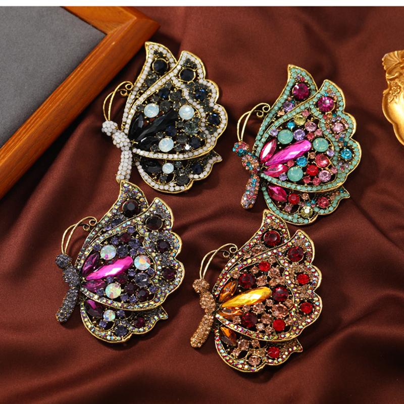 Women Lady Large Luxury Shining Rhinestone Butterfly Brooches Pins Fashion High Quality Exquiste Butterflies Badges Jewelry
Women Lady Large Luxury Shining Rhinestone Butterfly Brooches Pins Fashion High Quality Exquiste Butterflies Badges Jewelry
