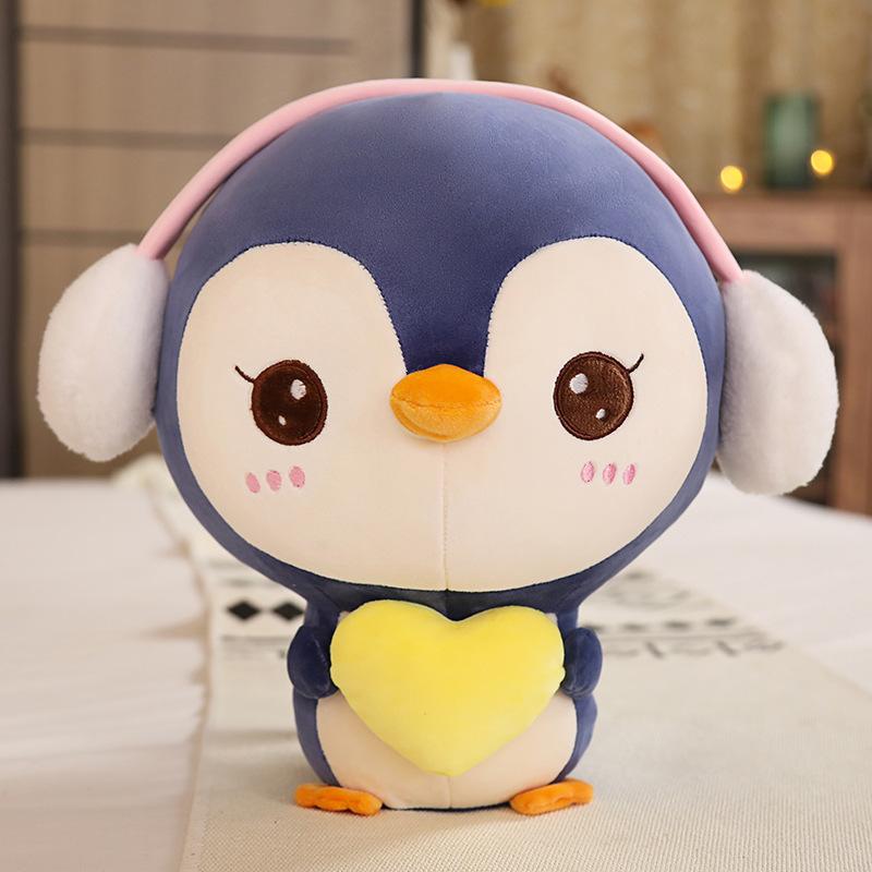 Soft Down Cotton Headphones Penguin Plush Toy Throw Pillow Sleeping Gift Doll 20cm/7.87in темно-синього кольору
Soft Down Cotton Headphones Penguin Plush Toy Throw Pillow Sleeping Gift Doll 20cm/7.87in темно-синього кольору