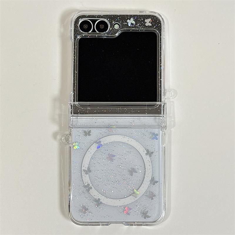 Clear Glitter Laser Butterfly Magnetic Phone Case For Samsung Galaxy Z Flip 7 6 5 ZFlip6 ZFlip5 ZFlip7 Cover with Chain For Mags For Z Flip 7
Clear Glitter Laser Butterfly Magnetic Phone Case For Samsung Galaxy Z Flip 7 6 5 ZFlip6 ZFlip5 ZFlip7 Cover with Chain For Mags For Z Flip 7