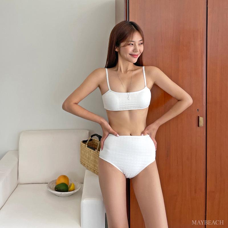 Korean Bikini Set: Sexy Backless Push-up, High-Waist Tummy Control, Slimming Solid Color Two-Piece Swimsuit for Women M білий
Korean Bikini Set: Sexy Backless Push-up, High-Waist Tummy Control, Slimming Solid Color Two-Piece Swimsuit for Women M білий