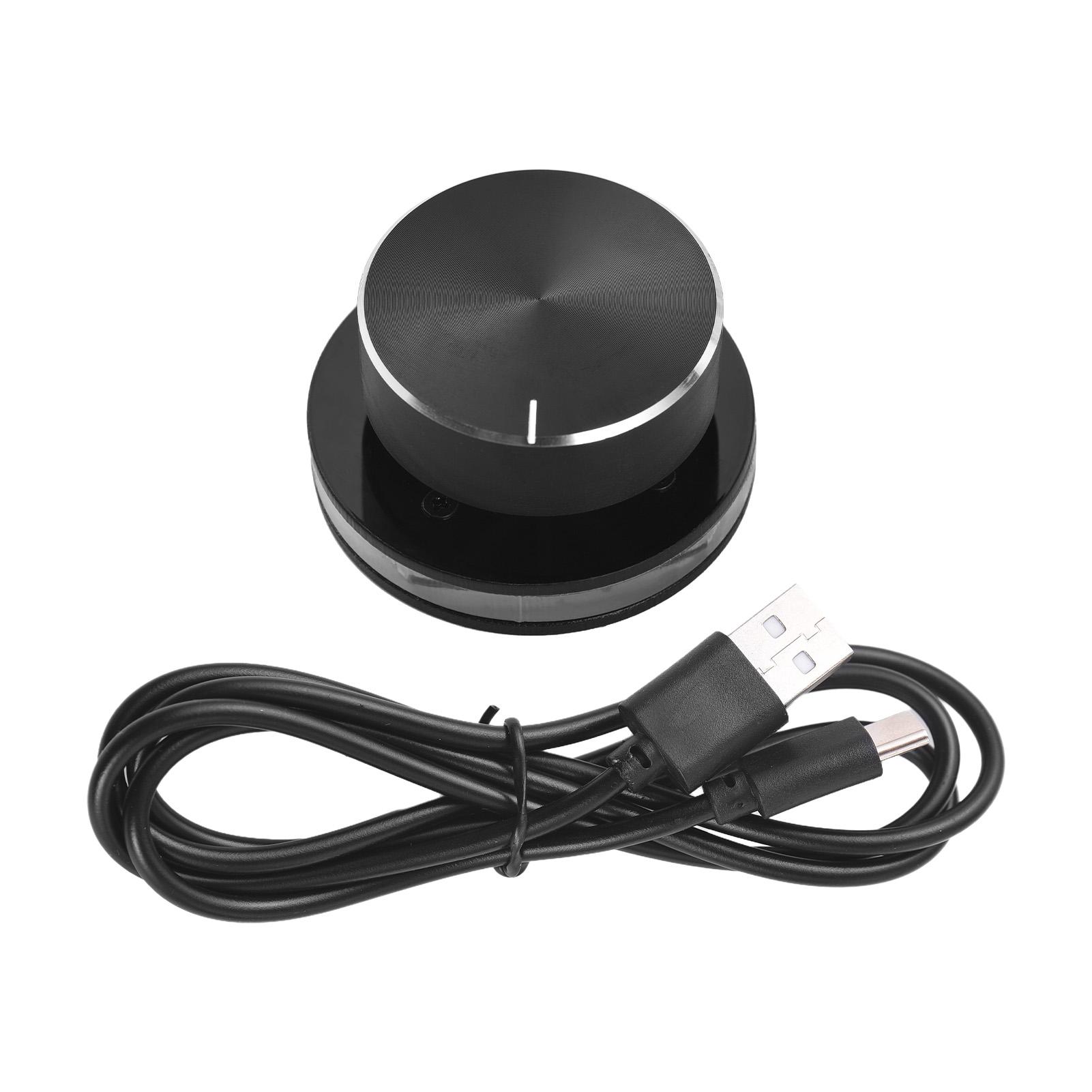 USB Volume Control Knob with Function RGB Light Type-C Interface for PC Computer Speaker Volume Control Customiza чорний
USB Volume Control Knob with Function RGB Light Type-C Interface for PC Computer Speaker Volume Control Customiza чорний