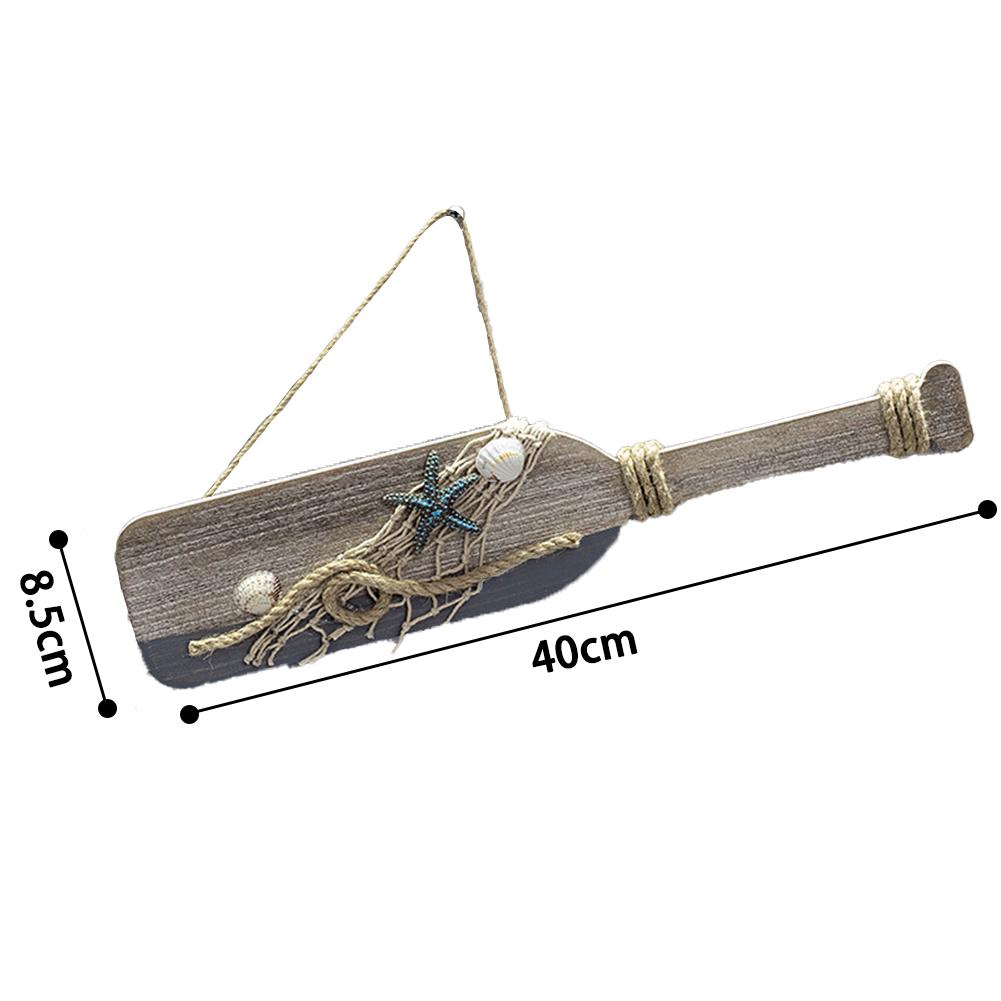 Wooden Mediterranean Style Paddle Pendant Fishing Starfish Ropes Ocean Elements Cafe Bar Multi functional Wall Decoration Small grey paddle
Wooden Mediterranean Style Paddle Pendant Fishing Starfish Ropes Ocean Elements Cafe Bar Multi functional Wall Decoration Small grey paddle