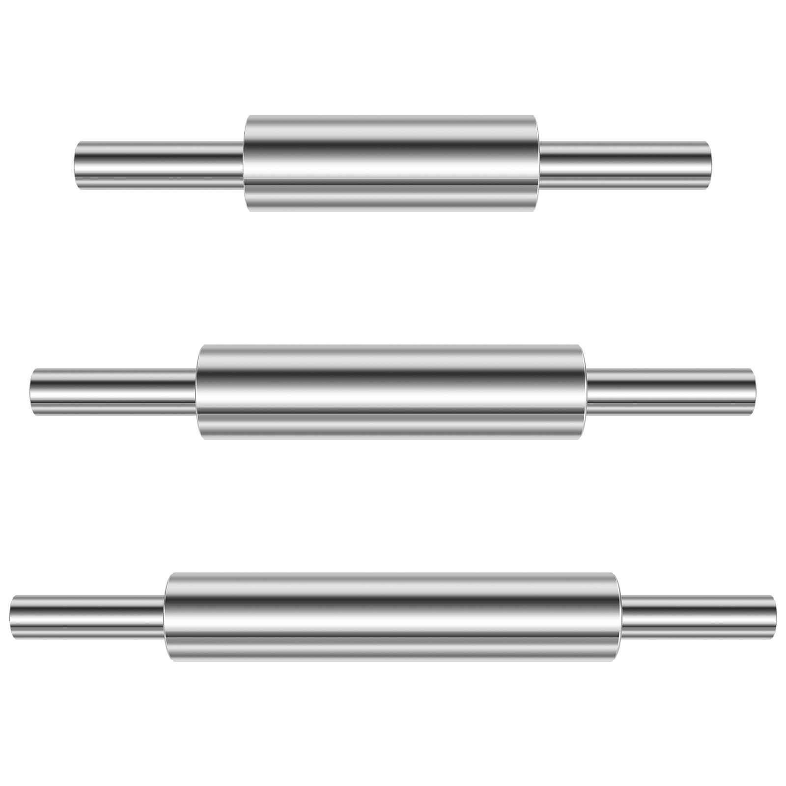 3 Pieces Stainless Steel Rolling Pin with Handle Non-stick Rolling Pin Smooth Pastry Dough Roller Baking Tools Kitchen Utensils
3 Pieces Stainless Steel Rolling Pin with Handle Non-stick Rolling Pin Smooth Pastry Dough Roller Baking Tools Kitchen Utensils