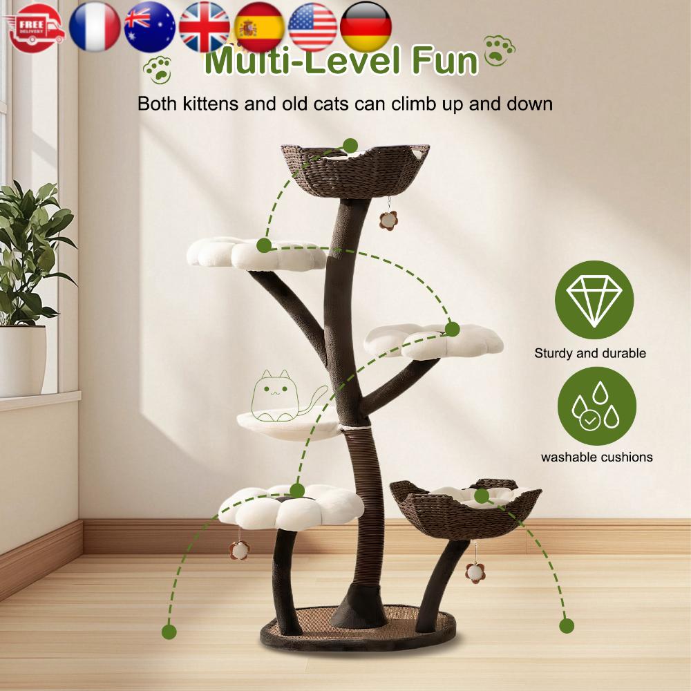 59In Lovely Cat Jumping Platform with Scratching Posts Unique Nest Jumping Platform Dtachable for Large & Multi-Cat Homes United States
59In Lovely Cat Jumping Platform with Scratching Posts Unique Nest Jumping Platform Dtachable for Large & Multi-Cat Homes United States
