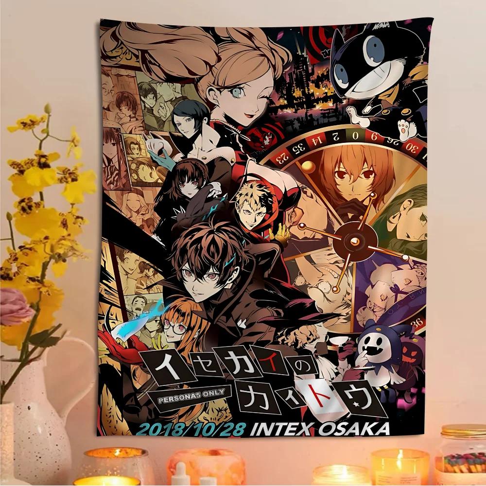 PPersona5 Anime Tapestry Popular Game Functions as Wall Carpets Stylish Wall Hanging Suitable for Dorm Home Decor 74x94cm(29x37in)
PPersona5 Anime Tapestry Popular Game Functions as Wall Carpets Stylish Wall Hanging Suitable for Dorm Home Decor 74x94cm(29x37in)