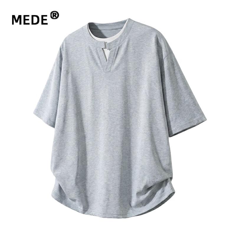 MEDE Men s Casual V-Neck Loose Short Sleeve T-Shirt 2XL
MEDE Men s Casual V-Neck Loose Short Sleeve T-Shirt 2XL