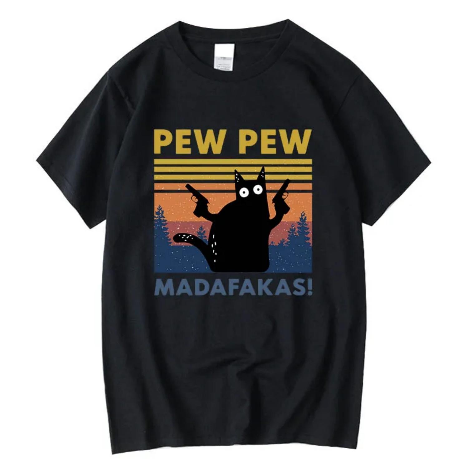 Pew Pew Madafakas Tshirt Men Short Sleeve Novelty Funny Cat T Shirt Cotton Loose Tops Shirts Tee T-Shirt Crew Neck Streetwear XXXXXL
Pew Pew Madafakas Tshirt Men Short Sleeve Novelty Funny Cat T Shirt Cotton Loose Tops Shirts Tee T-Shirt Crew Neck Streetwear XXXXXL