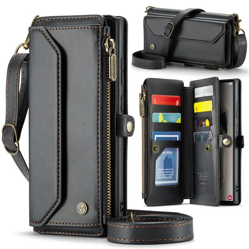 Lanyard Leather Zip Wallet Card Phone Case For Samsung Galaxy Note 20 Ultra 10 Plus S24 S23 S22 S21 S20 FE S10 Crossbody Cover Samsung S24
Lanyard Leather Zip Wallet Card Phone Case For Samsung Galaxy Note 20 Ultra 10 Plus S24 S23 S22 S21 S20 FE S10 Crossbody Cover Samsung S24