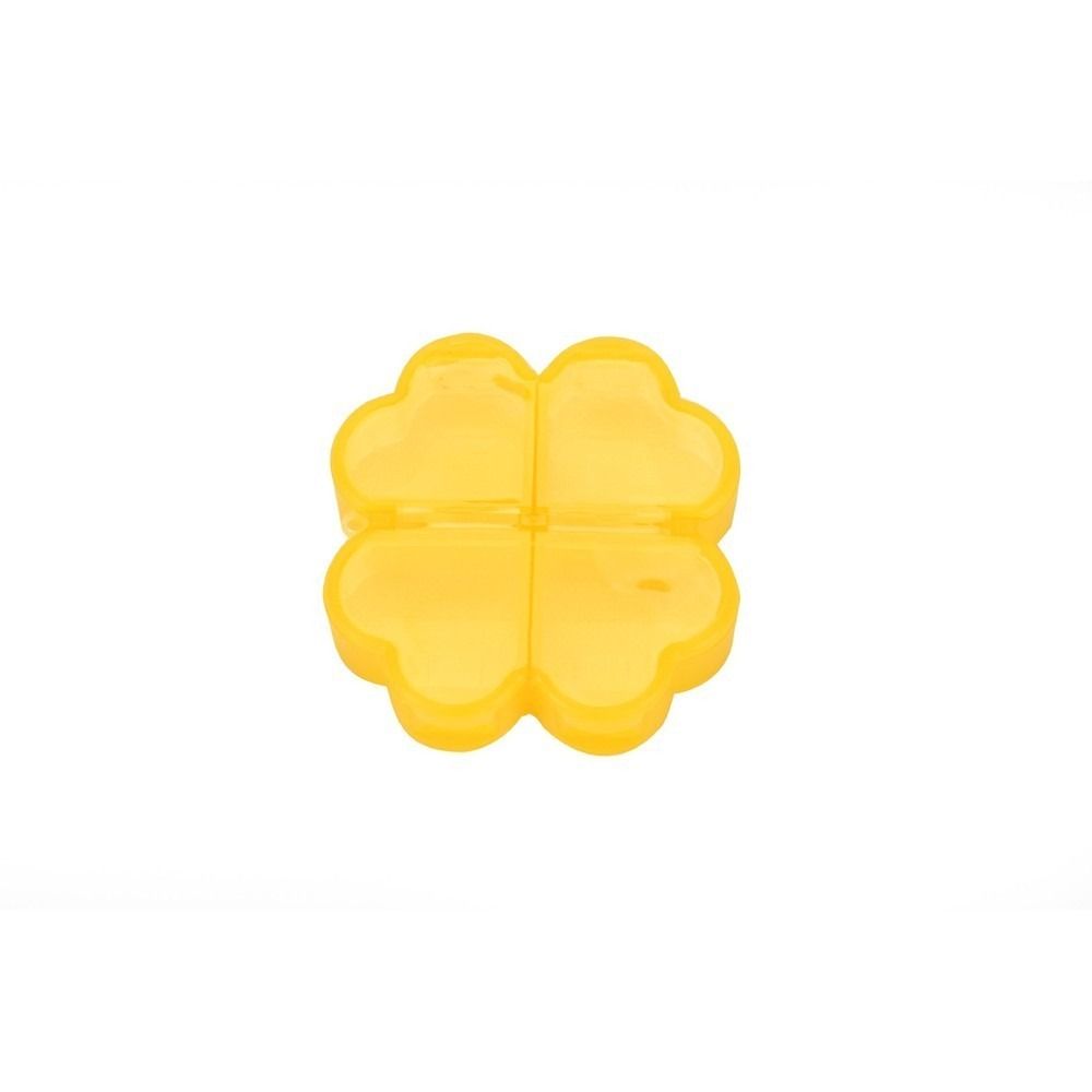 Портативный пластиковый контейнер для хранения таблеток Четырехлистный клевер 4 отделения Ежедневный органайзер для таблеток Разделение лекарств Хранение лекарств жёлтый
Портативный пластиковый контейнер для хранения таблеток Четырехлистный клевер 4 отделения Ежедневный органайзер для таблеток Разделение лекарств Хранение лекарств жёлтый