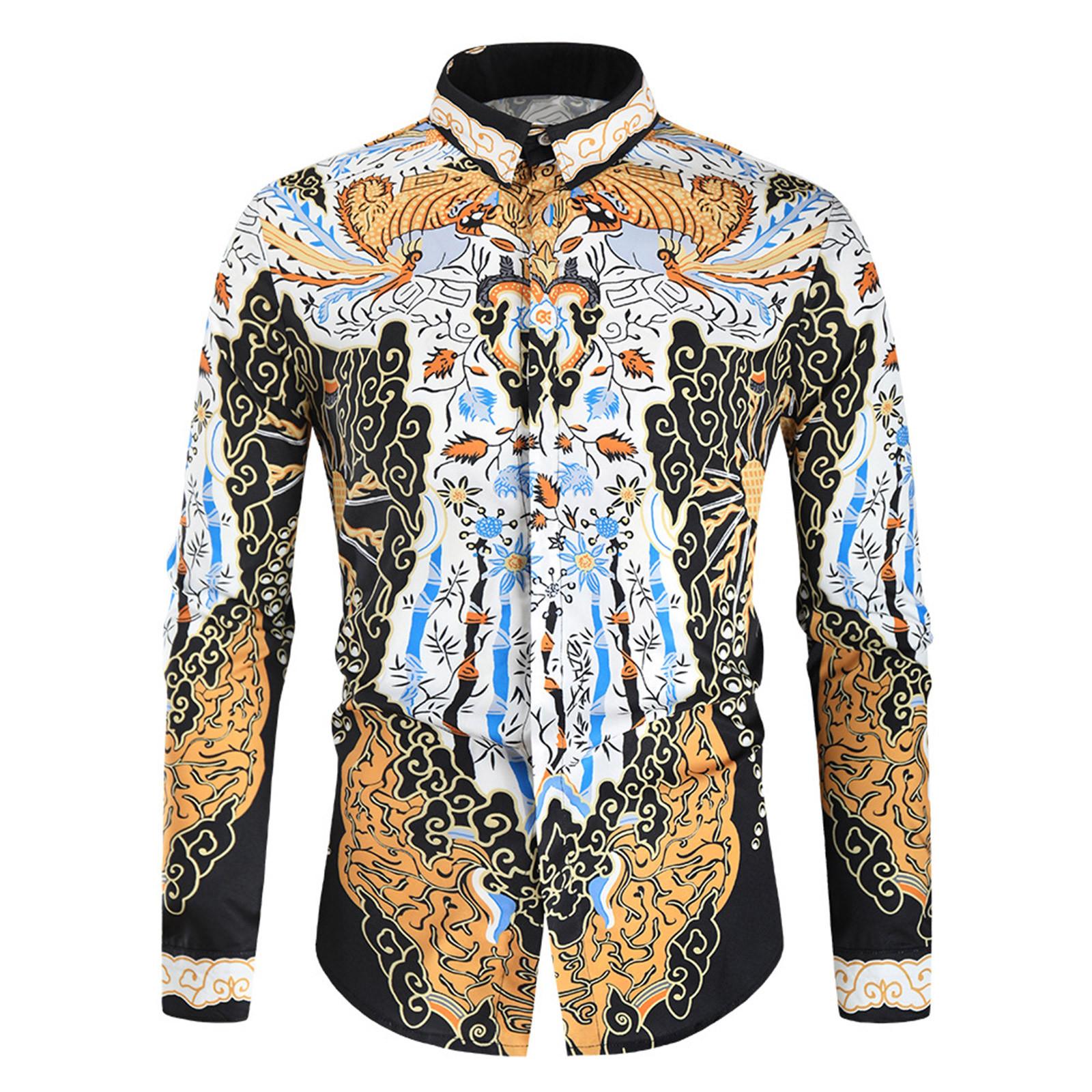 Мужская весенне-летняя повседневная рубашка с длинным рукавом и воротником-стойкой с принтом, верхняя блузка XXL
Мужская весенне-летняя повседневная рубашка с длинным рукавом и воротником-стойкой с принтом, верхняя блузка XXL