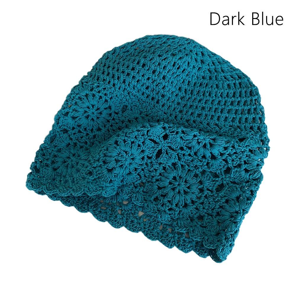 Fashion Vintage Artistic Beret Cap Hollowed-out Hand-Made Skullies Hat Sweet Sun Visor Knitted Hat Summer темно-синий
Fashion Vintage Artistic Beret Cap Hollowed-out Hand-Made Skullies Hat Sweet Sun Visor Knitted Hat Summer темно-синий