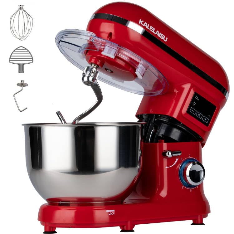 KALELAISU Stand Large Capacity 7 Speed Variable 99 Minute Timer 3 Types of Low Commercial Stand Tabletop KitchenAid Stand Multifunctional Metal Bread червоний
KALELAISU Stand Large Capacity 7 Speed Variable 99 Minute Timer 3 Types of Low Commercial Stand Tabletop KitchenAid Stand Multifunctional Metal Bread червоний