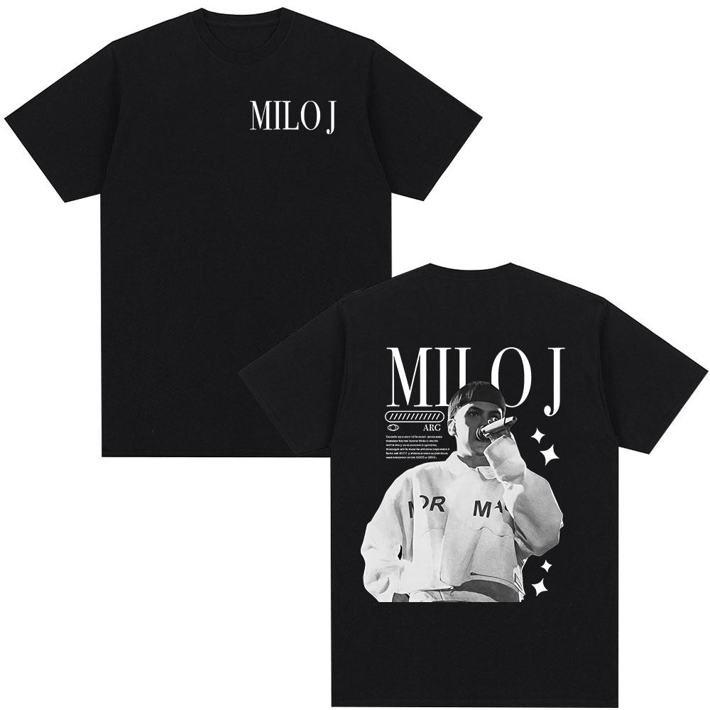 Rapper Milo J Merch T Shirt Men Women Clothing Fashion Hip Hop T-shirt Cotton Casual Oversized Short Sleeve T-shirts Streetwear 5XL різнокольоровий
Rapper Milo J Merch T Shirt Men Women Clothing Fashion Hip Hop T-shirt Cotton Casual Oversized Short Sleeve T-shirts Streetwear 5XL різнокольоровий