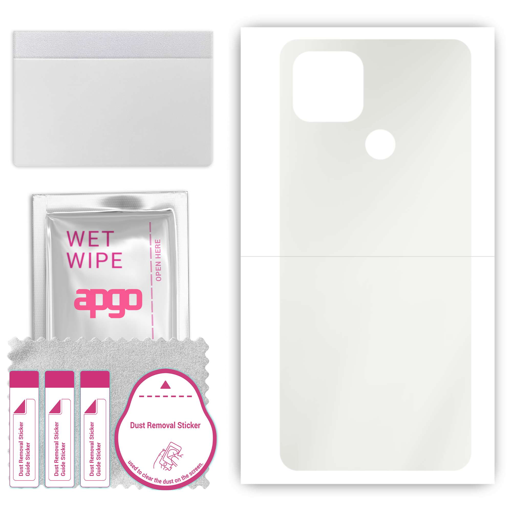 apgo MATTE Protective Skin Sticker for the back compatible with Oppo A35, Wrap Film, Hydrogel Film, Flexible, Soft TPU with positioning layer easy ins
apgo MATTE Protective Skin Sticker for the back compatible with Oppo A35, Wrap Film, Hydrogel Film, Flexible, Soft TPU with positioning layer easy ins