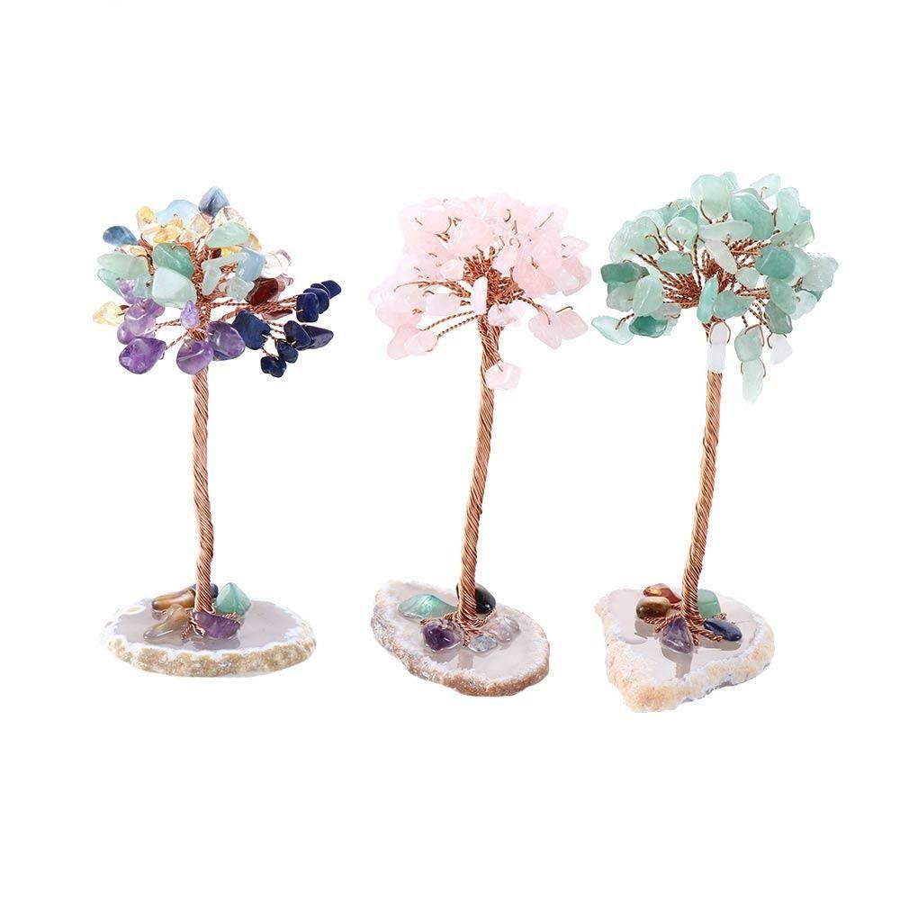 Natural Stones Crystal Stones Tree Copper Wire Wealth Tree Ornaments Mini Crystal Lucky Tree Desk
Natural Stones Crystal Stones Tree Copper Wire Wealth Tree Ornaments Mini Crystal Lucky Tree Desk