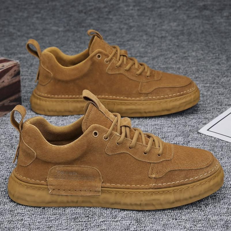 Autumn and Winter Casual Shoes Retro Sneakers Four Seasons Single Shoes Men s Leather Shoes Outdoor Hiking Fashion Trend Men s Shoes EU38/CN39 коричневий
Autumn and Winter Casual Shoes Retro Sneakers Four Seasons Single Shoes Men s Leather Shoes Outdoor Hiking Fashion Trend Men s Shoes EU38/CN39 коричневий