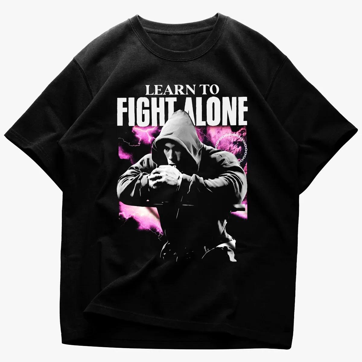 Fight Alone Black Cotton TShirt Streetwear Athletic Hip Hop Mens Fitness Muscle Graphic Tee - Men s Summer Cotton Graphic Tee 5XL різнокольоровий
Fight Alone Black Cotton TShirt Streetwear Athletic Hip Hop Mens Fitness Muscle Graphic Tee - Men s Summer Cotton Graphic Tee 5XL різнокольоровий