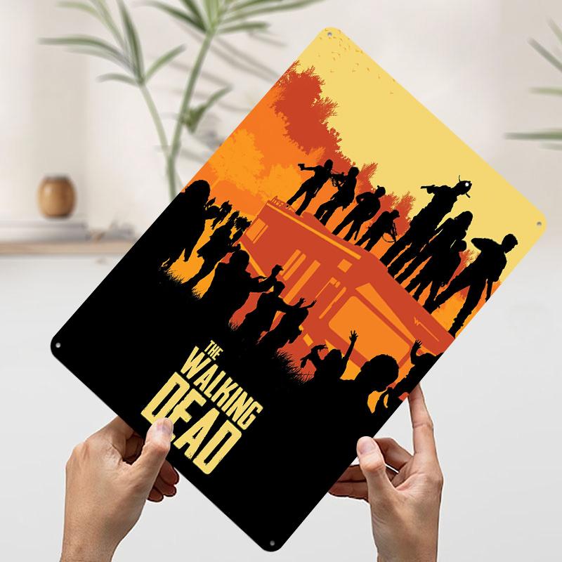 The Walking Dead Silhouette Tin Plaque Poster Customized Wall Art Retro Vintage Metal Signs for Man Cave Room Decoration Gaming 7.9x11.8In(20x30cm)
The Walking Dead Silhouette Tin Plaque Poster Customized Wall Art Retro Vintage Metal Signs for Man Cave Room Decoration Gaming 7.9x11.8In(20x30cm)