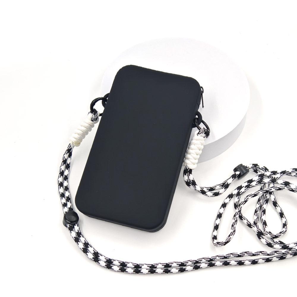 Fashion Silicone Mobile Phone Bag Waterproof Multifunction Phone Crossbody Bag Large Capacity Hanging Neck Phone Bag чёрный
Fashion Silicone Mobile Phone Bag Waterproof Multifunction Phone Crossbody Bag Large Capacity Hanging Neck Phone Bag чёрный