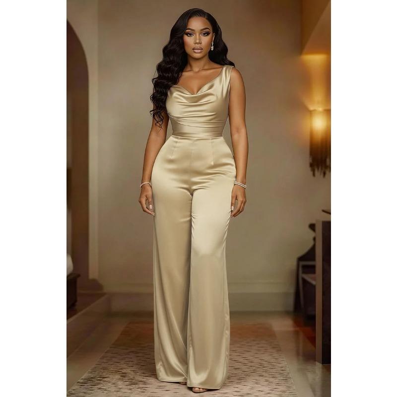 New Style One-piece Pants with Sleeveless Flared Waist Cinched Wide-leg Pants for Women 3XL абрикосовий
New Style One-piece Pants with Sleeveless Flared Waist Cinched Wide-leg Pants for Women 3XL абрикосовий