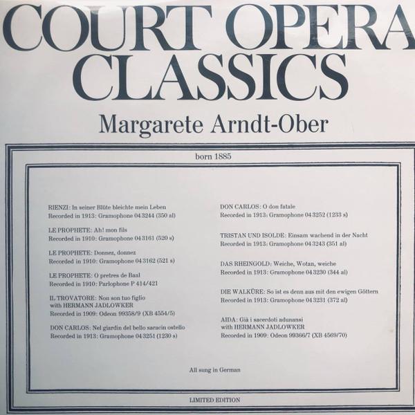LP Record MARGARETE ARNDTOBER Margarete ArndtOber CO305 Court Opera Cla Germany Classical Used
LP Record MARGARETE ARNDTOBER Margarete ArndtOber CO305 Court Opera Cla Germany Classical Used