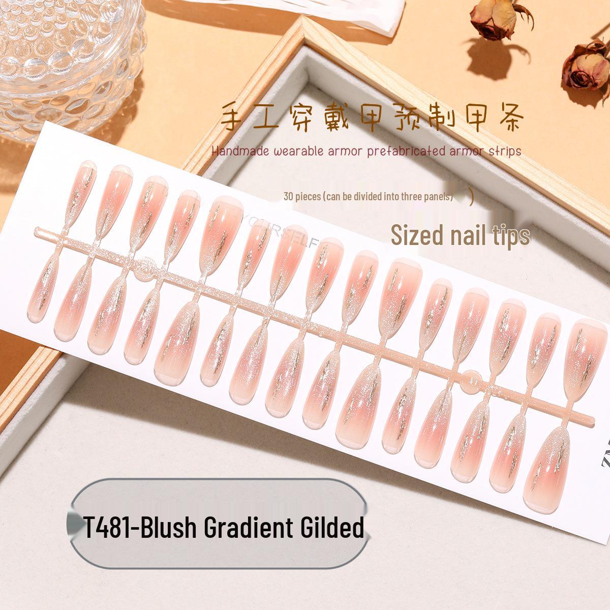 Blush Gradient Gilded Almond Cat Eye Nails - Long, Simple & Versatile (30 Pre-sized Pieces) S with full set
Blush Gradient Gilded Almond Cat Eye Nails - Long, Simple & Versatile (30 Pre-sized Pieces) S with full set