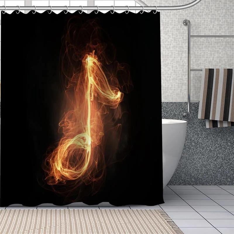 Music Notes Pattern Polyester Bath Curtain Waterproof Shower Curtains Diy Bath Screen Printed Curtain For Bathroom W60H190(CM)-1 Pcs
Music Notes Pattern Polyester Bath Curtain Waterproof Shower Curtains Diy Bath Screen Printed Curtain For Bathroom W60H190(CM)-1 Pcs