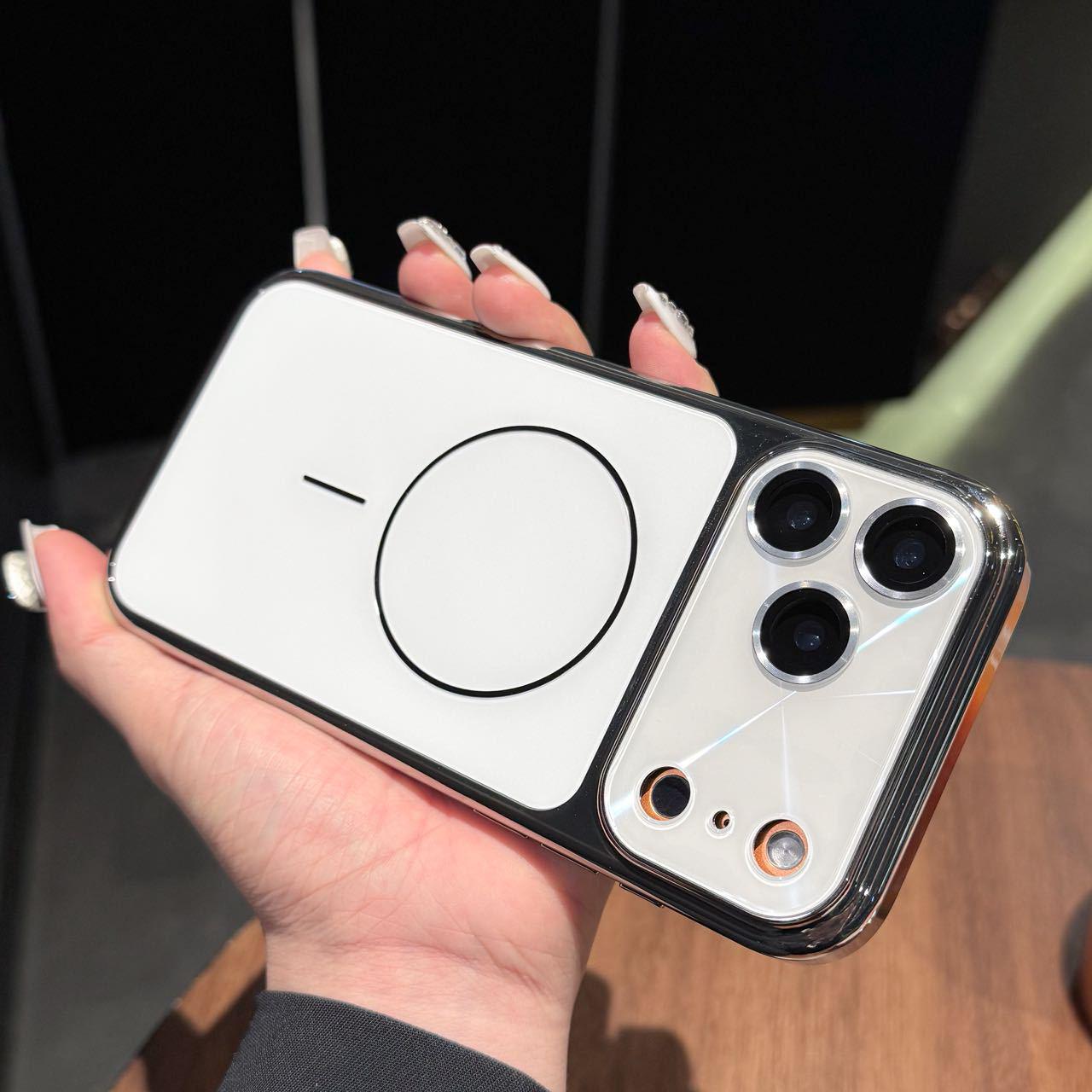 Compatible with iPhone 17Pro Max, 16 Promax: Electroplated Laser CD Pattern Phone Case with Fine Ring & Magnetic Suction, Large Window Lens. 13 Pro
Compatible with iPhone 17Pro Max, 16 Promax: Electroplated Laser CD Pattern Phone Case with Fine Ring & Magnetic Suction, Large Window Lens. 13 Pro