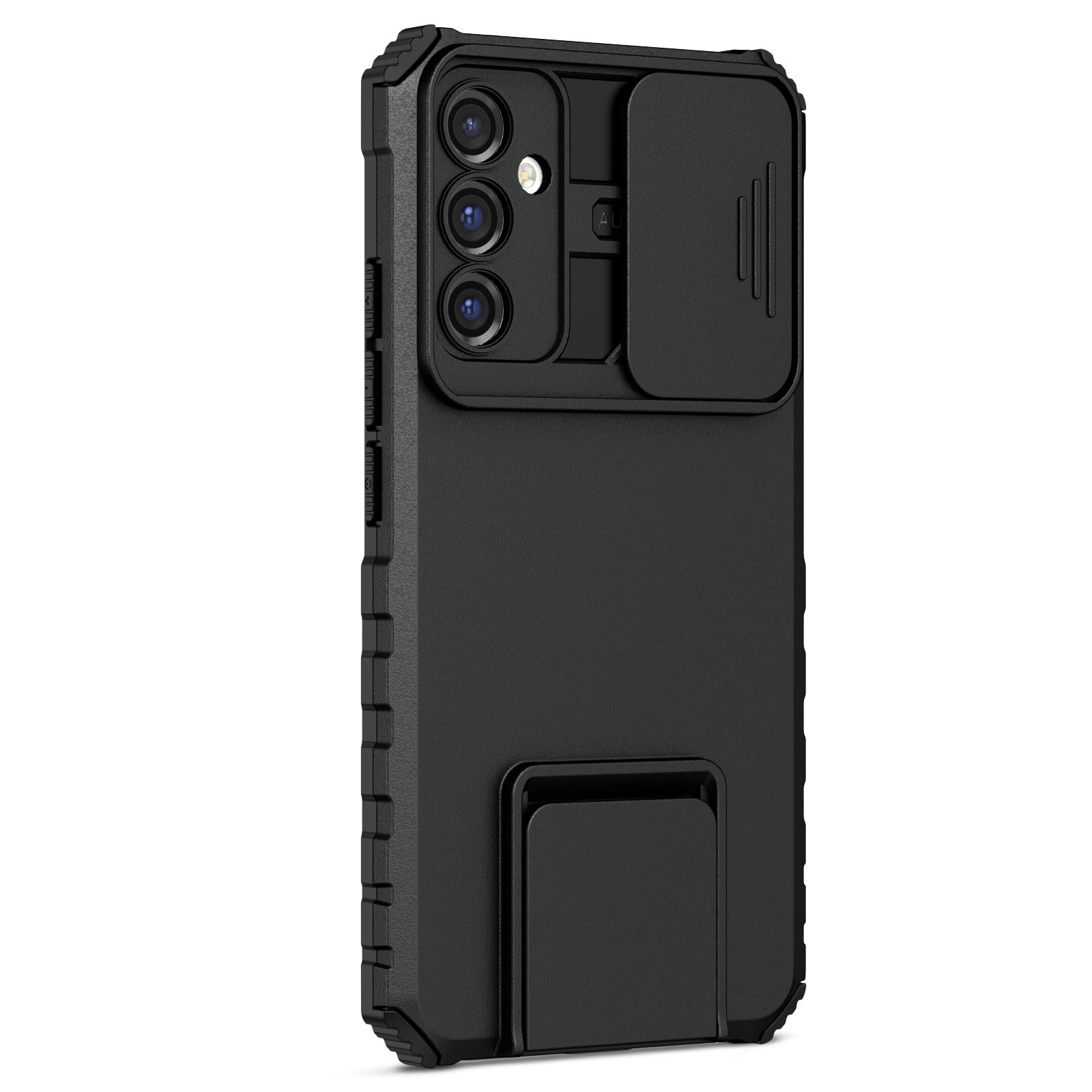For Samsung Galaxy A34 5G Kickstand Phone Case PC+TPU Phone Protector with Slide Camera Cover Black
For Samsung Galaxy A34 5G Kickstand Phone Case PC+TPU Phone Protector with Slide Camera Cover Black