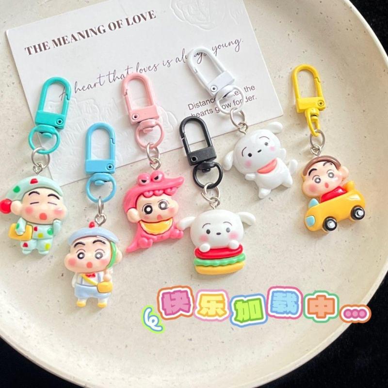 6PCS Kawaii Crayon Shin-chan Keychain Cartoon Character Keyring Clip Backpack Purse Decor Birthday Gift for Anime Fans
6PCS Kawaii Crayon Shin-chan Keychain Cartoon Character Keyring Clip Backpack Purse Decor Birthday Gift for Anime Fans