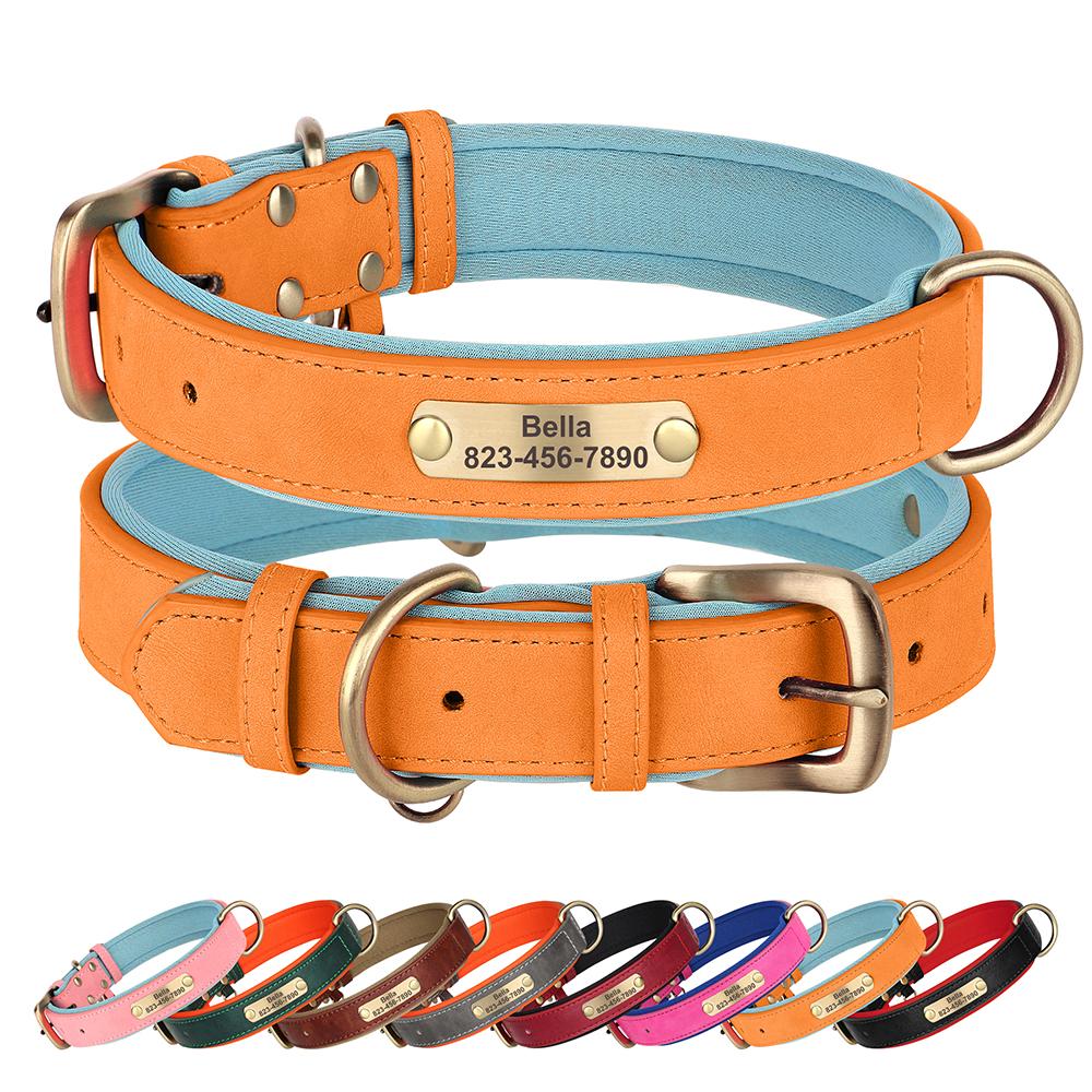Personalized Dog Collar PU Leather Dog ID Collars Free Engraved Nameplate Adjustable For Small Medium Large Dogs Pitbull XS 18-27cm помаранчевий
Personalized Dog Collar PU Leather Dog ID Collars Free Engraved Nameplate Adjustable For Small Medium Large Dogs Pitbull XS 18-27cm помаранчевий