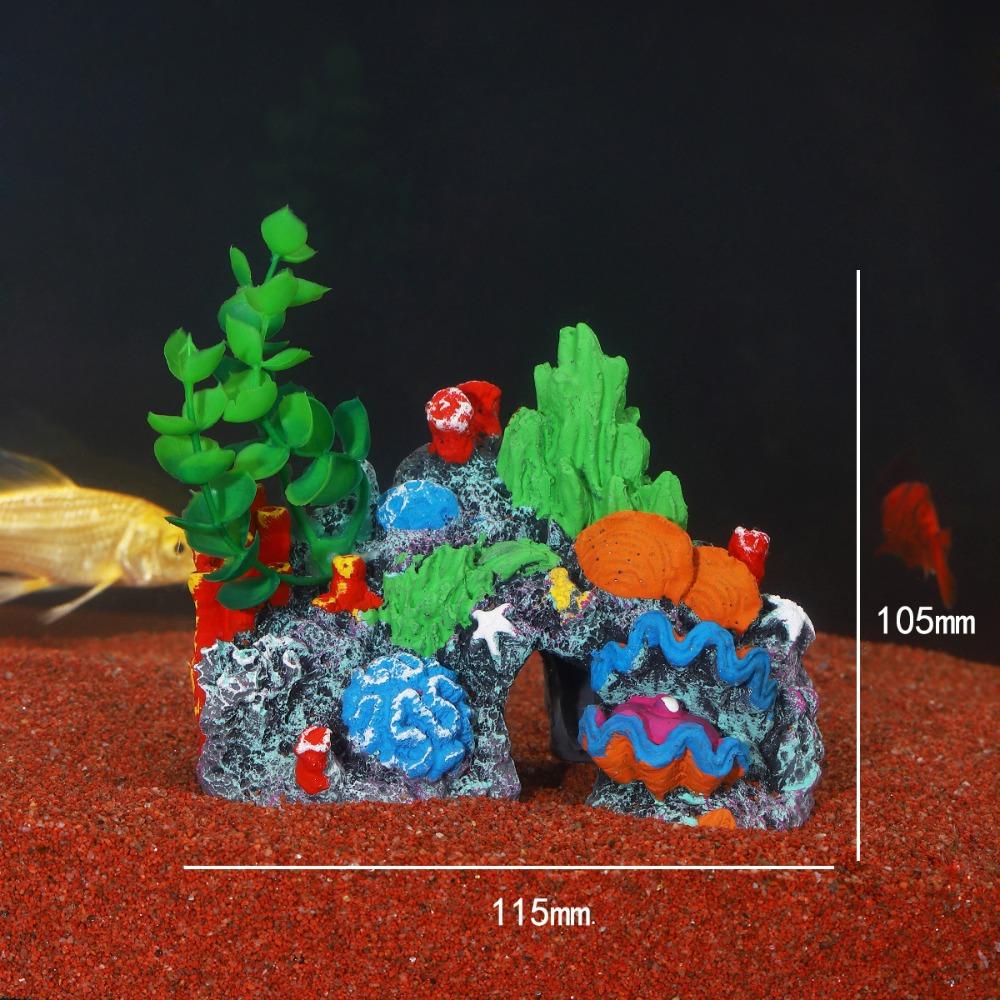 Colorful Aquarium Coral Reef Ornaments Fish Hideaway Creative Simulated Resin Rockery Natural Mountain Cave
Colorful Aquarium Coral Reef Ornaments Fish Hideaway Creative Simulated Resin Rockery Natural Mountain Cave