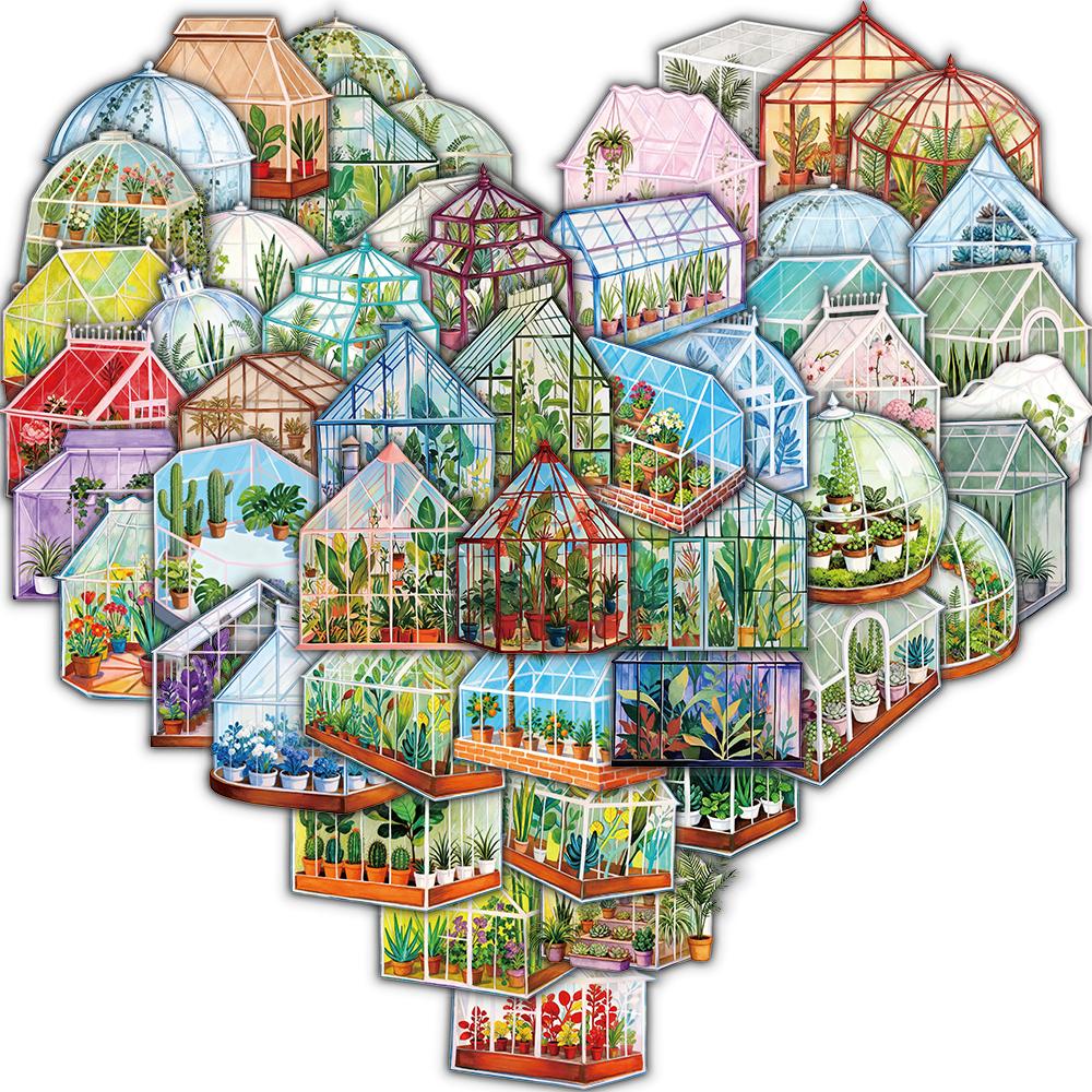 50PCS Hothouse Flower Stickers Living Room Skateboard Cartoon Skateboard Bicycle DIY Stationery Nostalgia Landscape Sticker
50PCS Hothouse Flower Stickers Living Room Skateboard Cartoon Skateboard Bicycle DIY Stationery Nostalgia Landscape Sticker