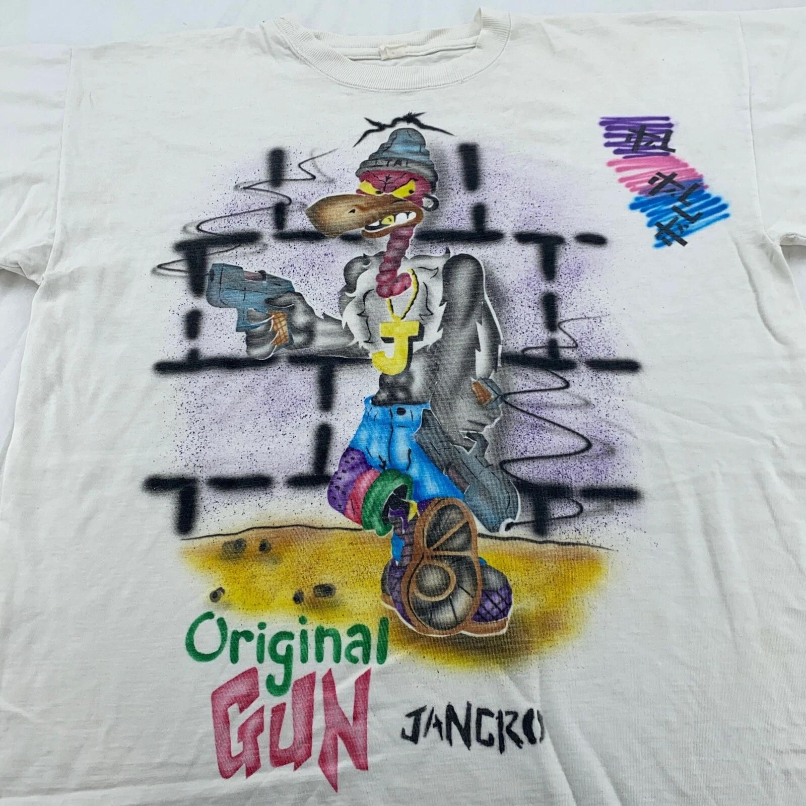 vintage 90s AIRBURSHED ART HIP HOP ORIGINAL GUN JANCRO T-Shirt LARGE S
vintage 90s AIRBURSHED ART HIP HOP ORIGINAL GUN JANCRO T-Shirt LARGE S